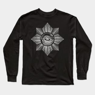 sacred eye white Long Sleeve T-Shirt